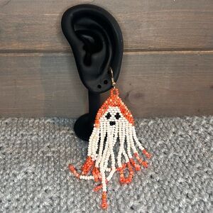 3/$10 Beaded Chandelier Ghost Earrings
